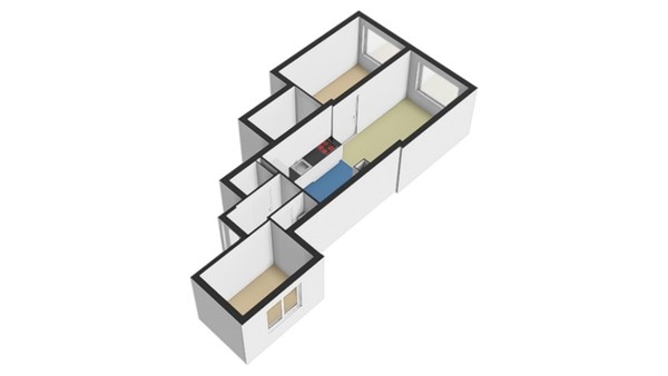 Floorplan - Stieltjesstraat 2B, 3071 JW Rotterdam